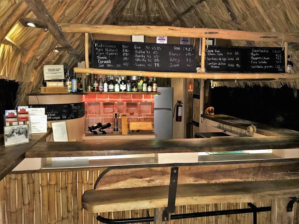 Bar at Dining area of Hacienda Santo Domingo in Izamal