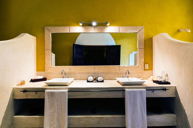 Bathroom at Hacienda Ticum near Izamal