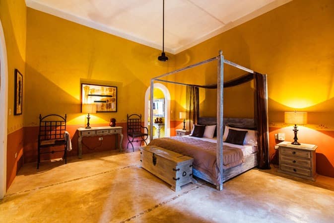 Large room at Hacienda Ticum near Izamal