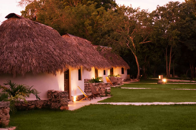 Bungalows at Hacienda Ticum near Izamal