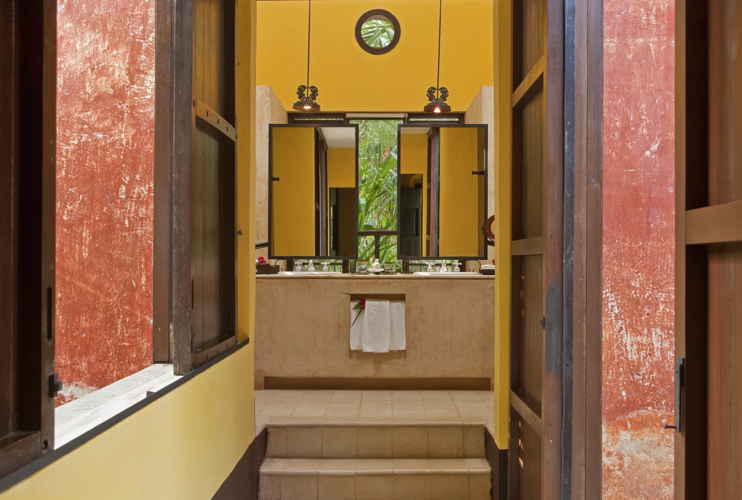 Bathroom at Hacienda Uayamon Campeche