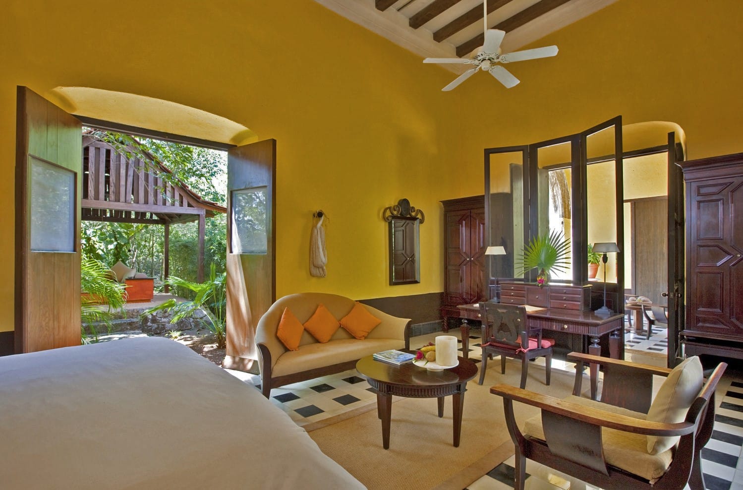 Double room at Hacienda Uayamon Campeche