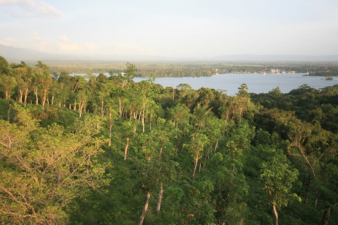 View of Laguna Izabal from Hacienda Tijax