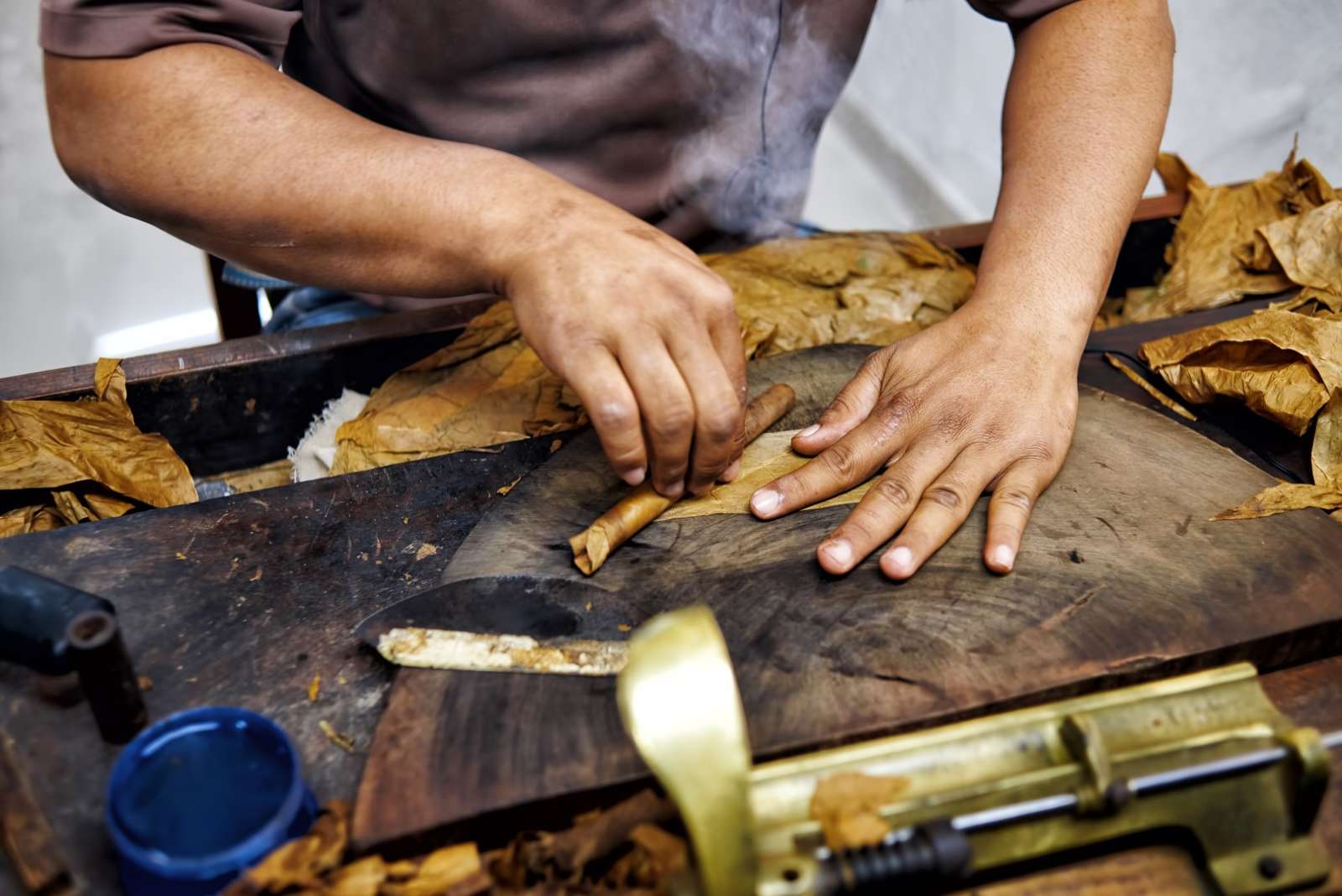 Cigar rolling in Havana, Cuba