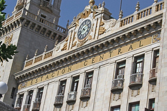 The front of Havana Central railway station