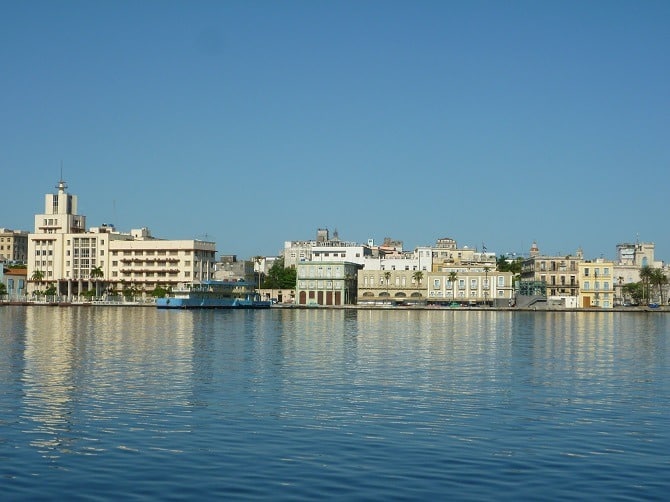 Havana waterfront in Cuba