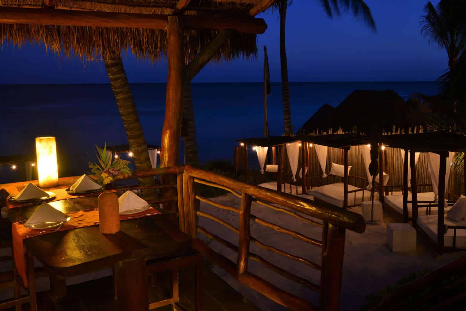 Evening at Hip Hotel Tulum