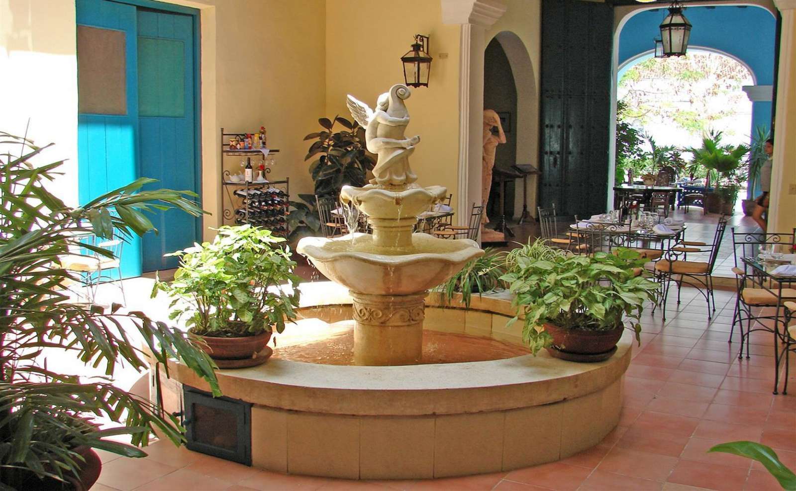 Fountain at Hostal del Rijo