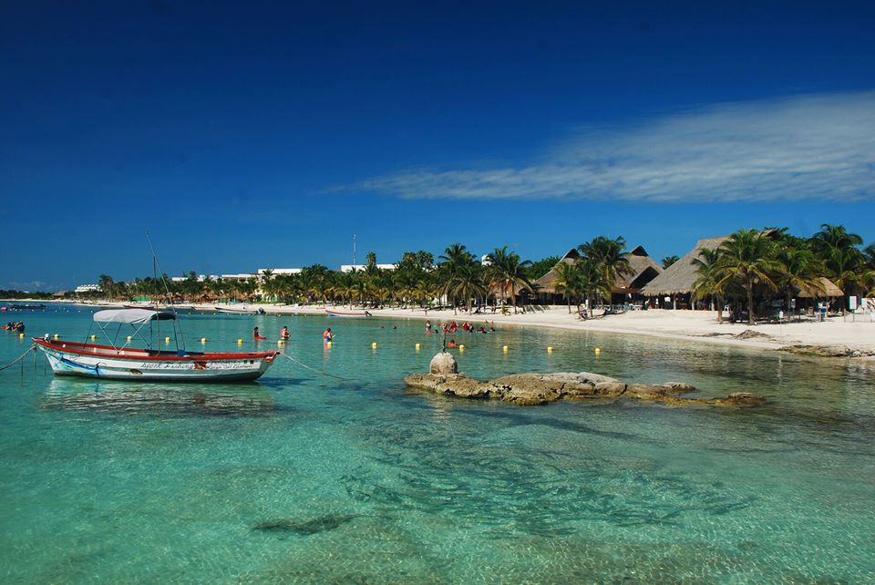 View of beach at Hotel Akumal Caribe