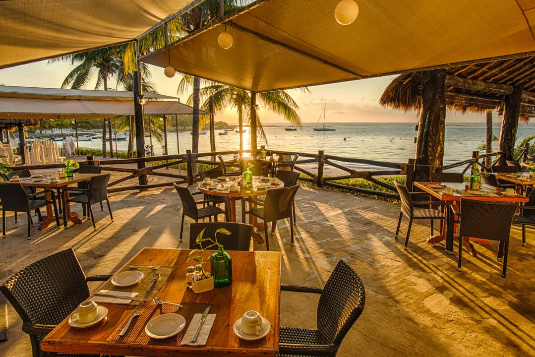 Sunset restaurant at Hotel Akumal Caribe