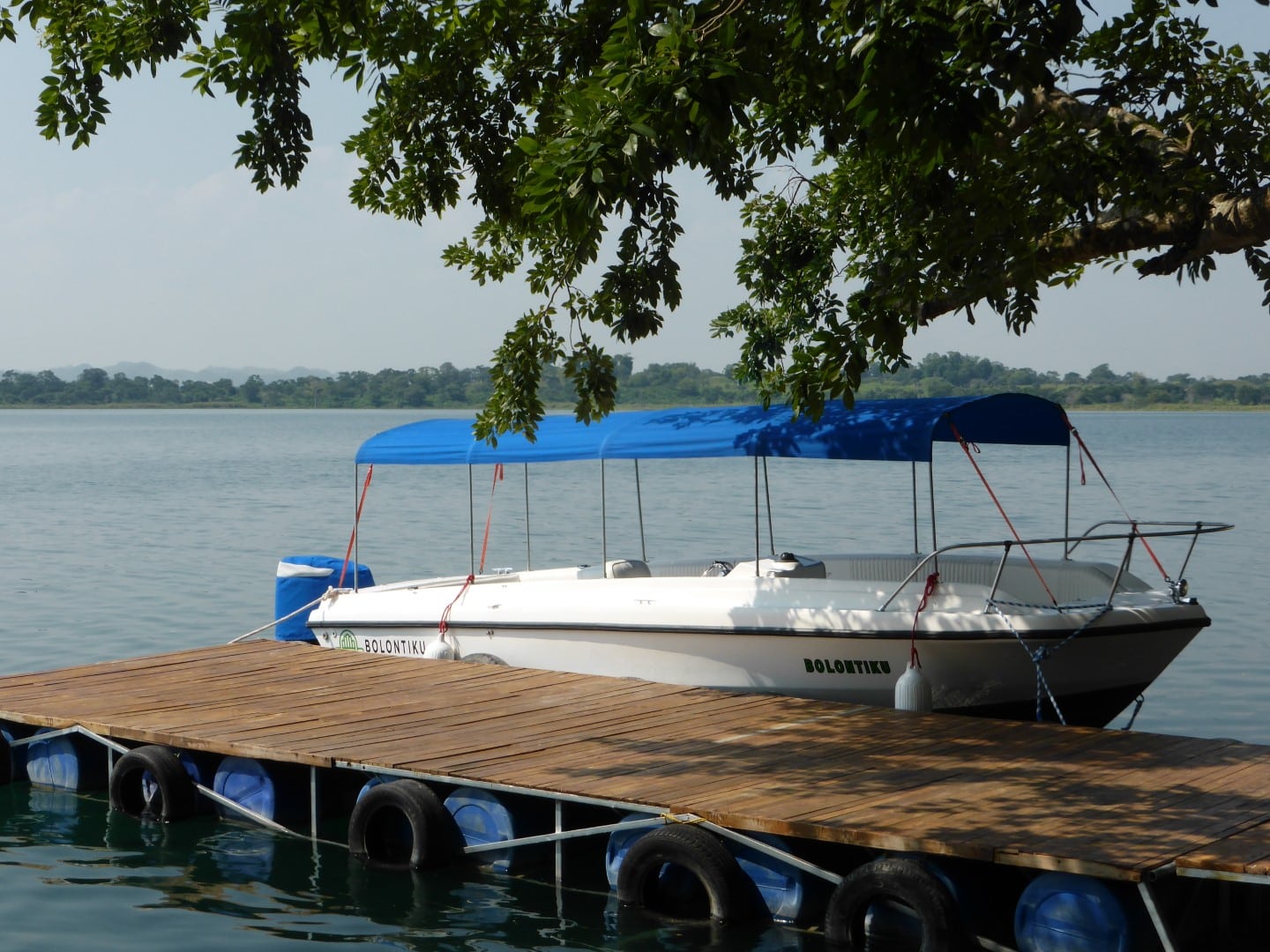 Ferry boat at Hotel Bolontiku