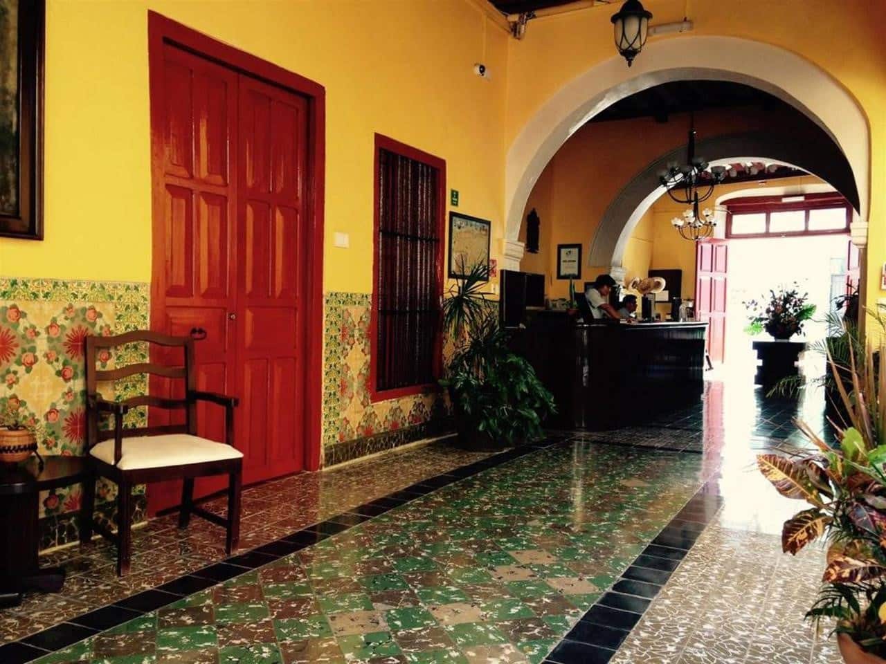 Reception at Hotel Castelmar Campeche