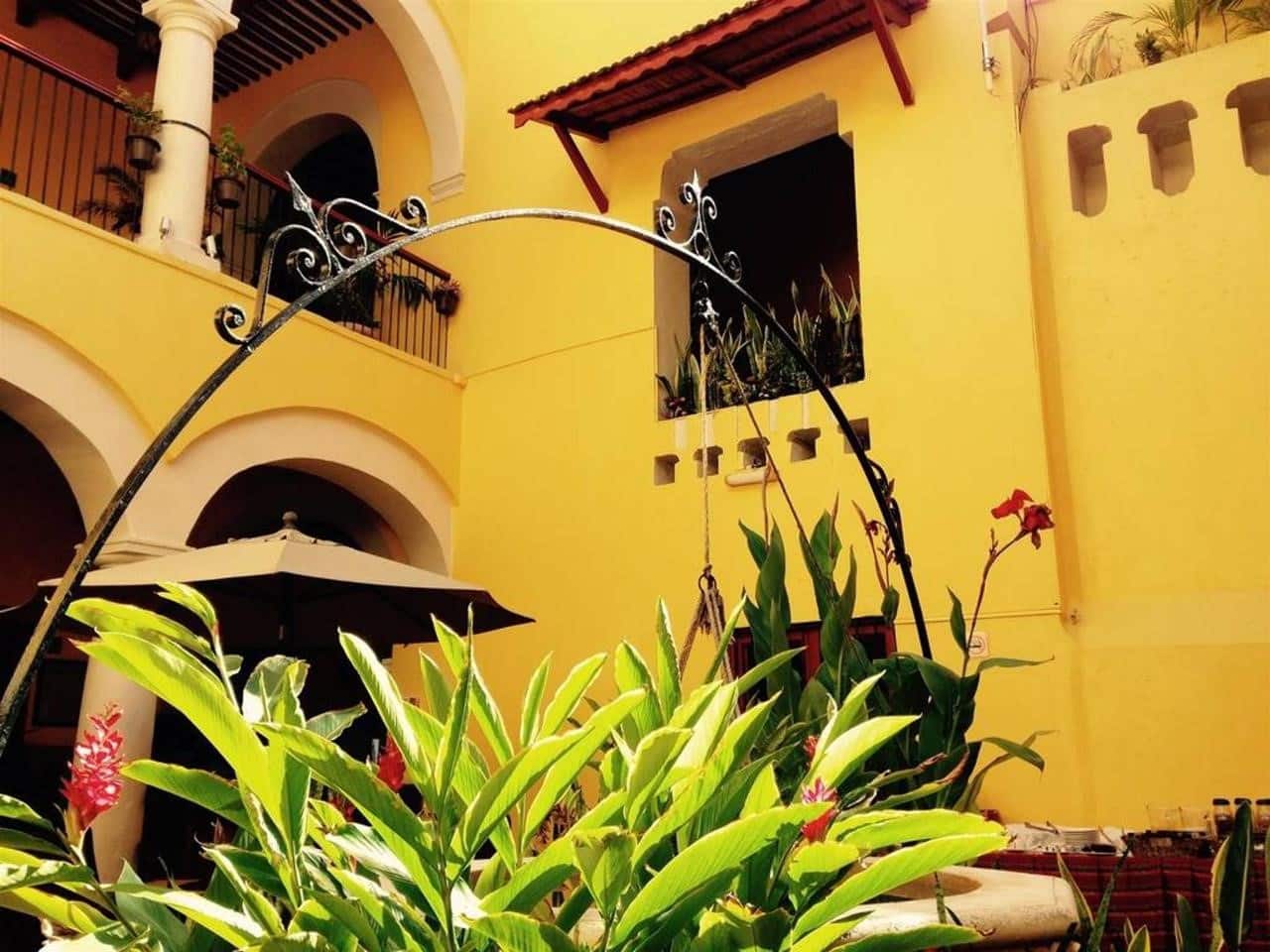 Hotel Castelmar Campeche Yellow Wall