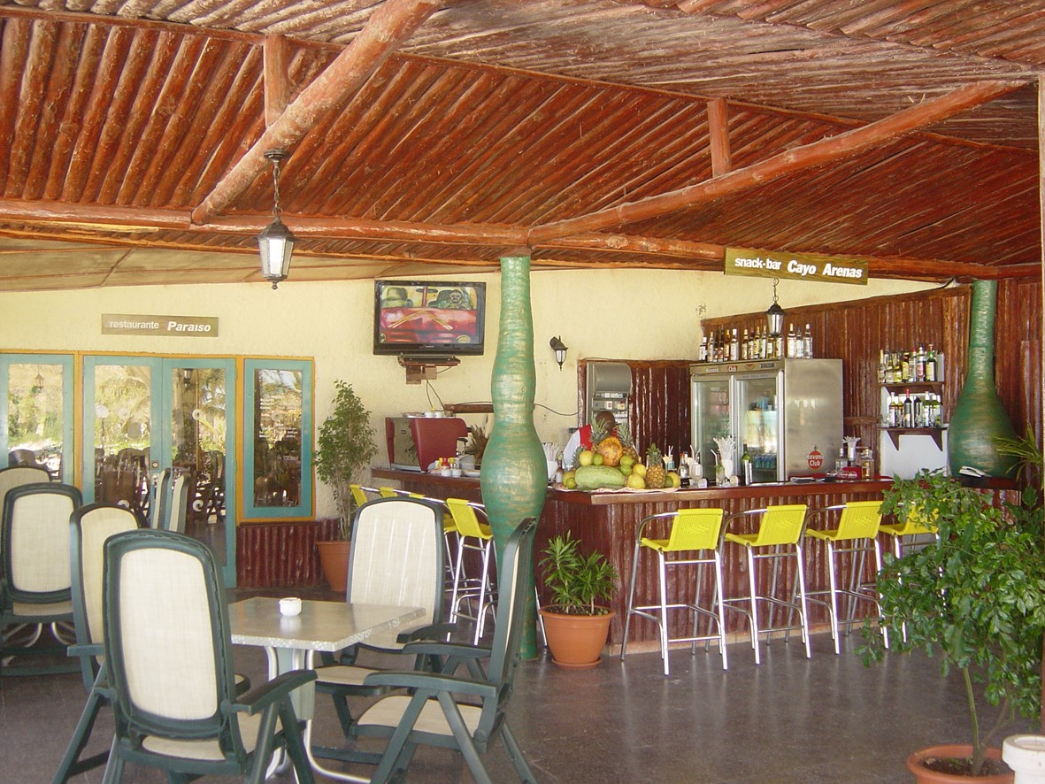 Bar at Hotel Cayo Levisa in Cuba