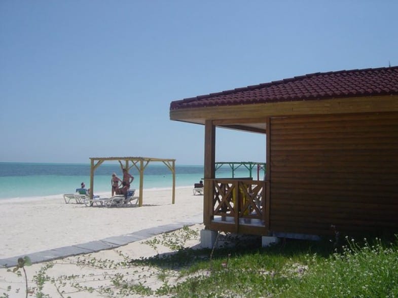 Seaview bungalow at Hotel Cayo Levisa in Cuba