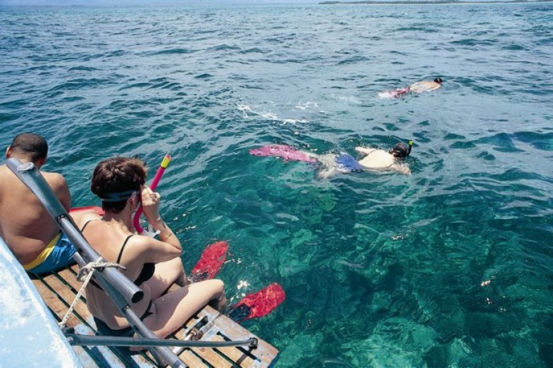 Snorkelling at Hotel Cayo Levisa in Cuba