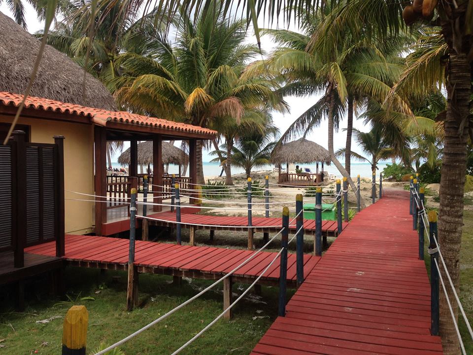 Walkway at Hotel Cayo Levisa in Cuba