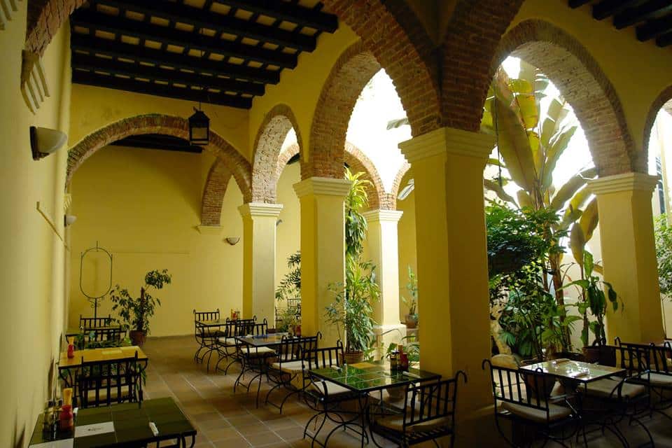 Cafe at the Hotel Conde de Villanueva in Havana, Cuba