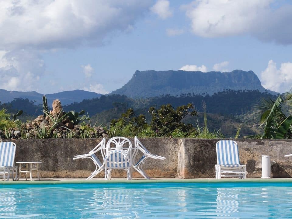 View of El Yunque from Hotel El Castillo