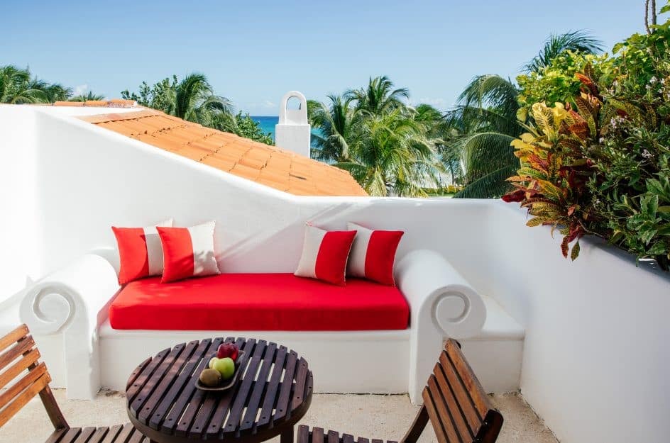 Room balcony at Hotel Esencia