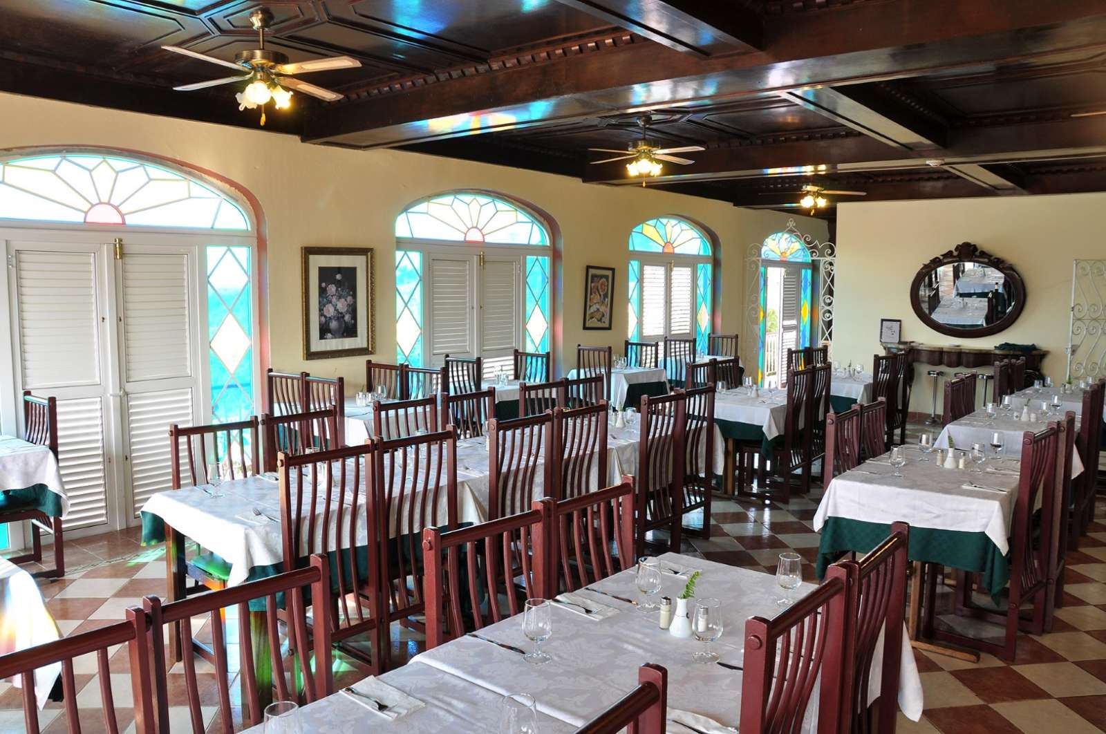 Restaurant at Hotel Los Jazmines in Vinales, Cuba