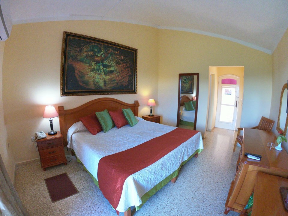 Double room at Hotel Los Jazmines in Vinales, Cuba