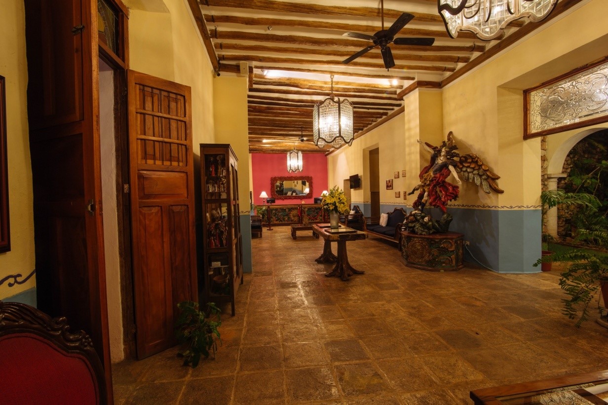 Corridor at Hotel Meson Del Marques