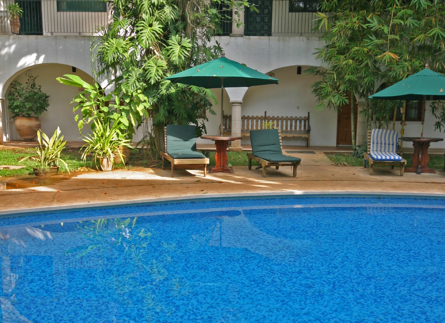 Swimming pool at Hotel Meson Del Marques