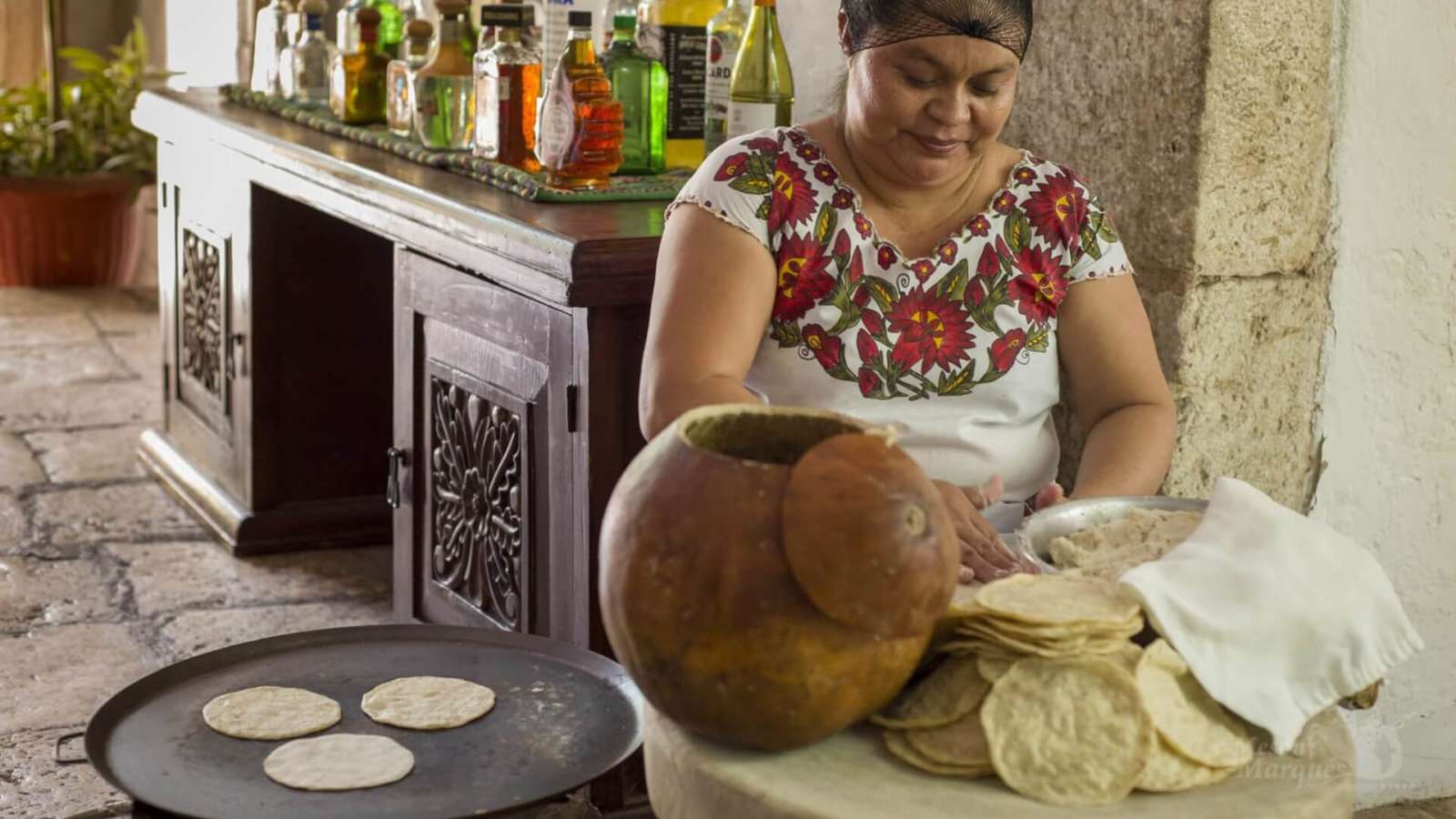 Tortillas at Hotel Meson Del Marques