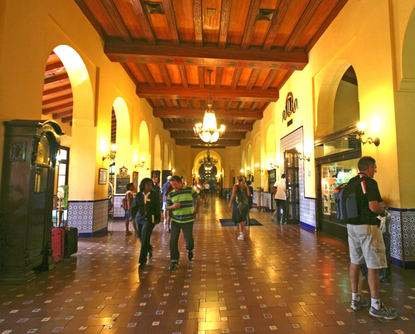 Lobby of the Hotel Nacional in Havana