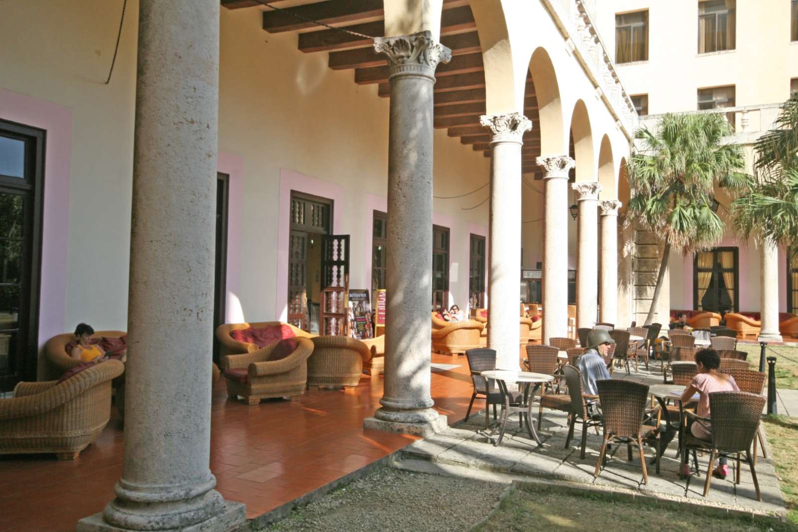 Terrace bar at the Hotel Nacional in Havana