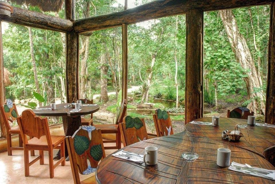 Restaurant at Hotel Puerta Calakmul