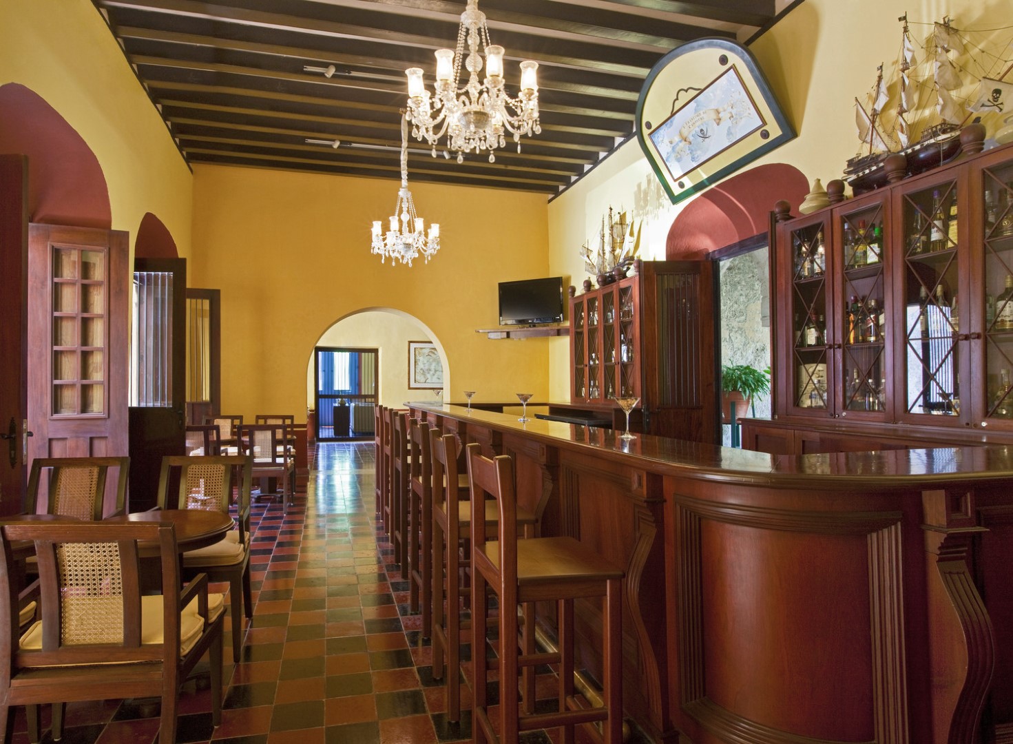 Bar at Hotel Puerta Campeche