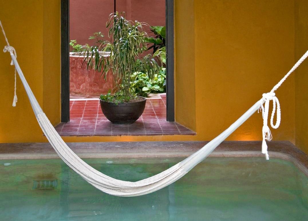 Hammock at Hotel Puerta Campeche