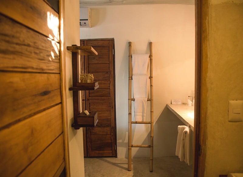 Bathroom at Hotel Rosa Del Viento