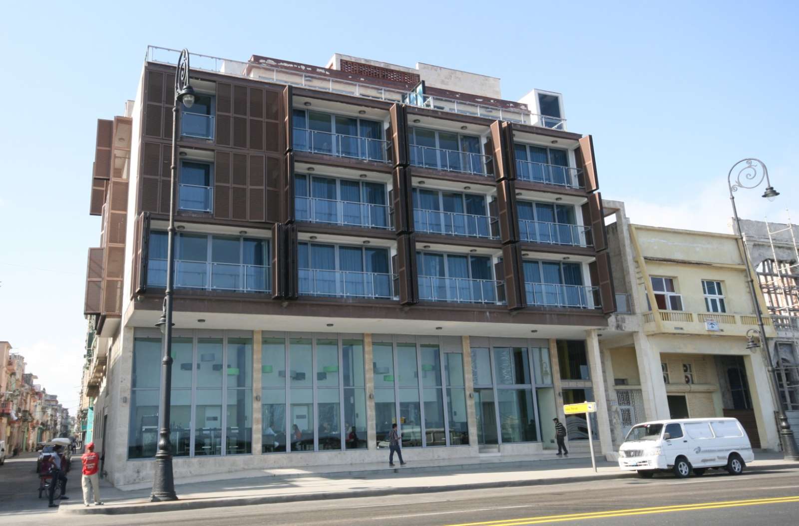 Exterior of the Hotel Terral in Havana, Cuba