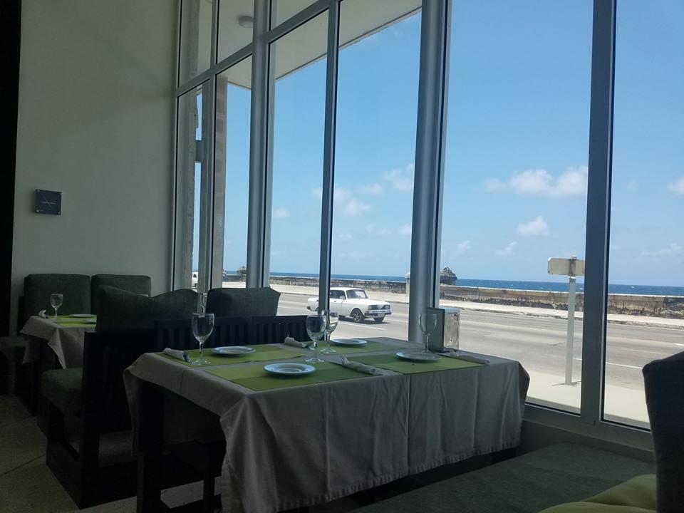 Restaurant at the Hotel Terral in Havana, Cuba