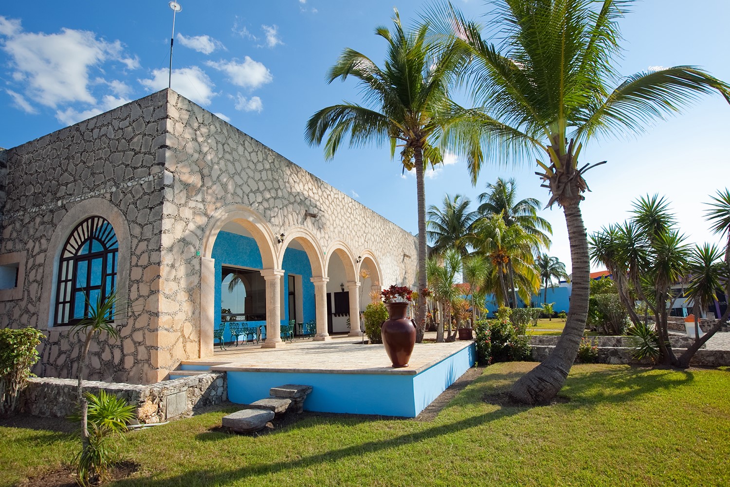 Outside of Hotel Tucan Siho Playa Campeche