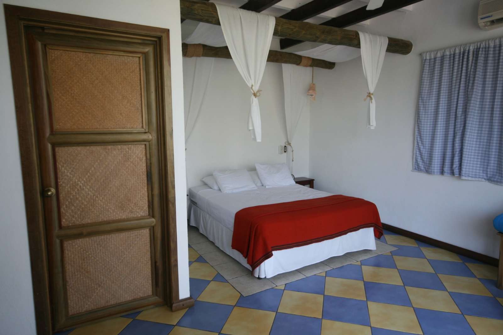 Bungalow room at Villa Caribe in Livingston, Guatemala