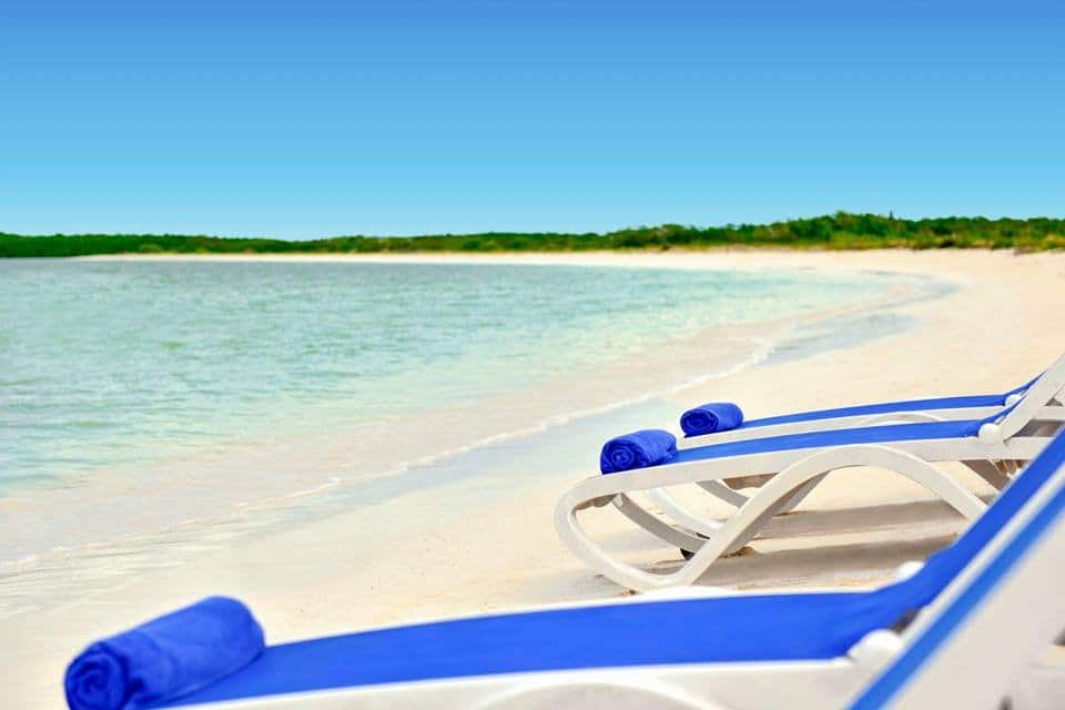 Beach loungers at Iberostar Ensenachos