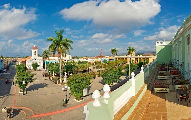 View from the Iberostar Grand Hotel in Trinidad