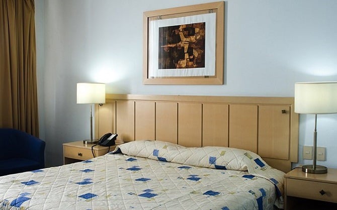 Bedroom at the Iberostar Hotel Riviera in Havana