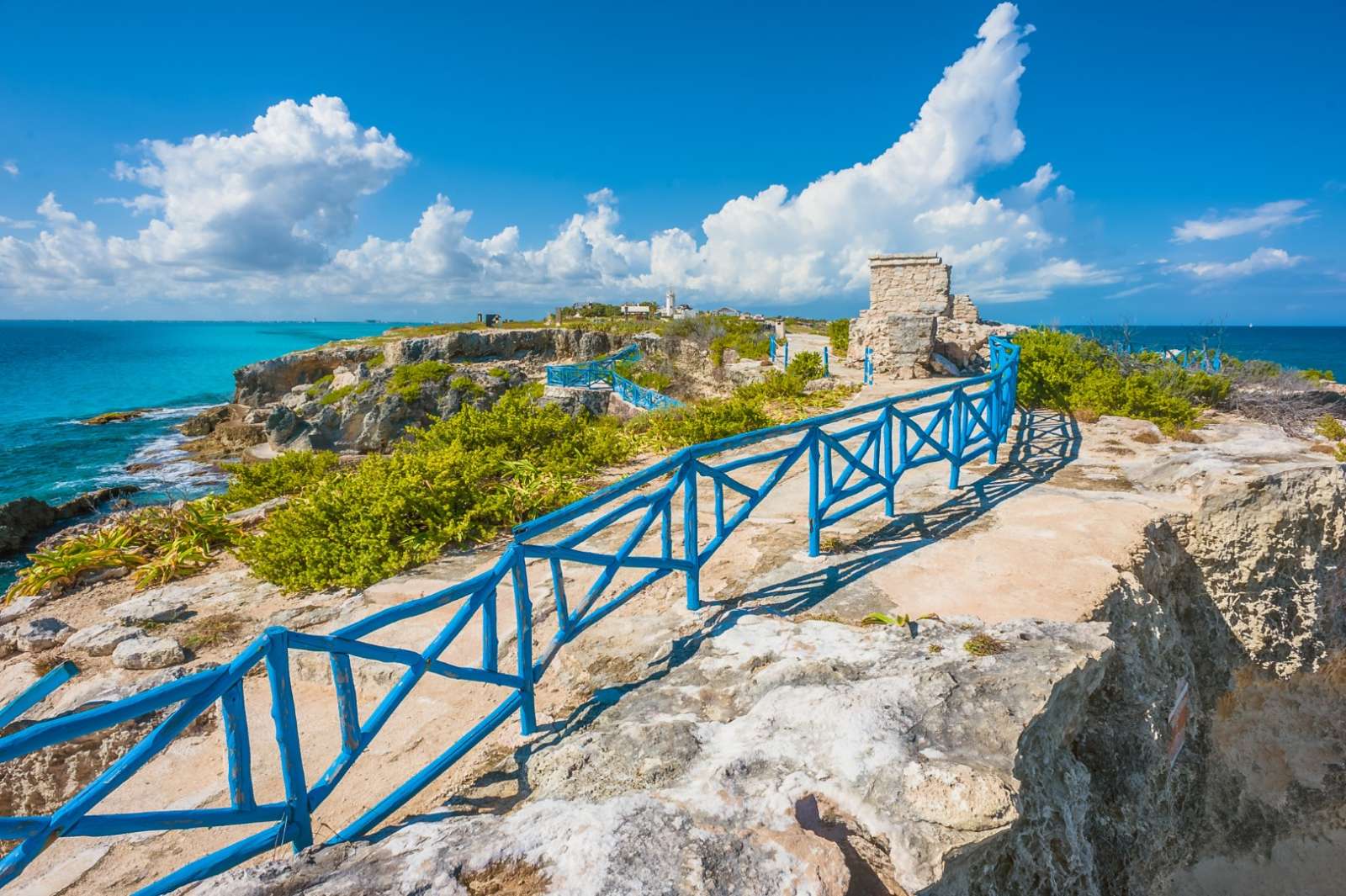 Southern tip of Isla Mujeres Mexico