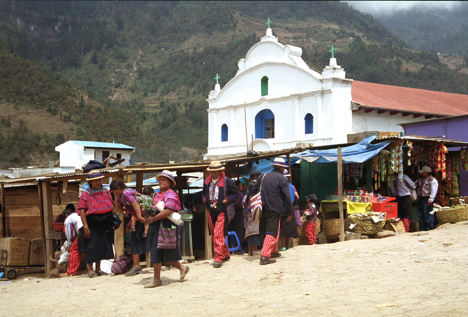 Mayan town in the Ixil Triangle of Guatemala