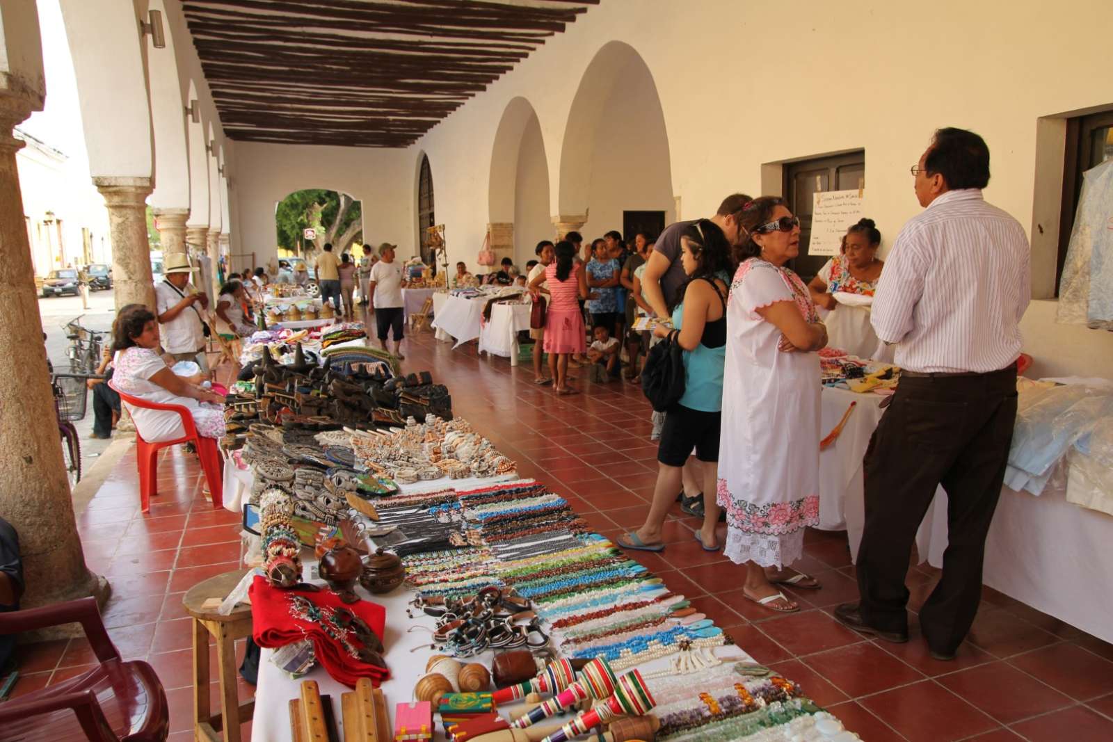 Market in Izamal Mexico
