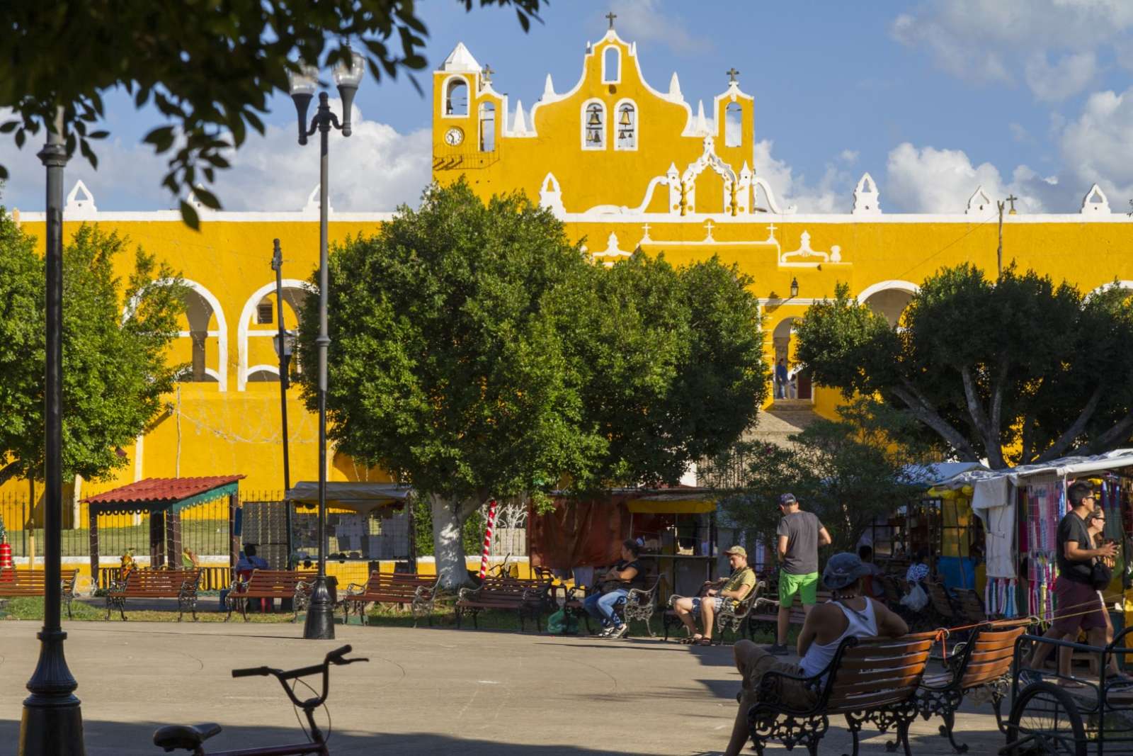 Main plaza in Izamal Mexico