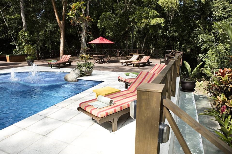 Pool at Jungle Lodge Tikal