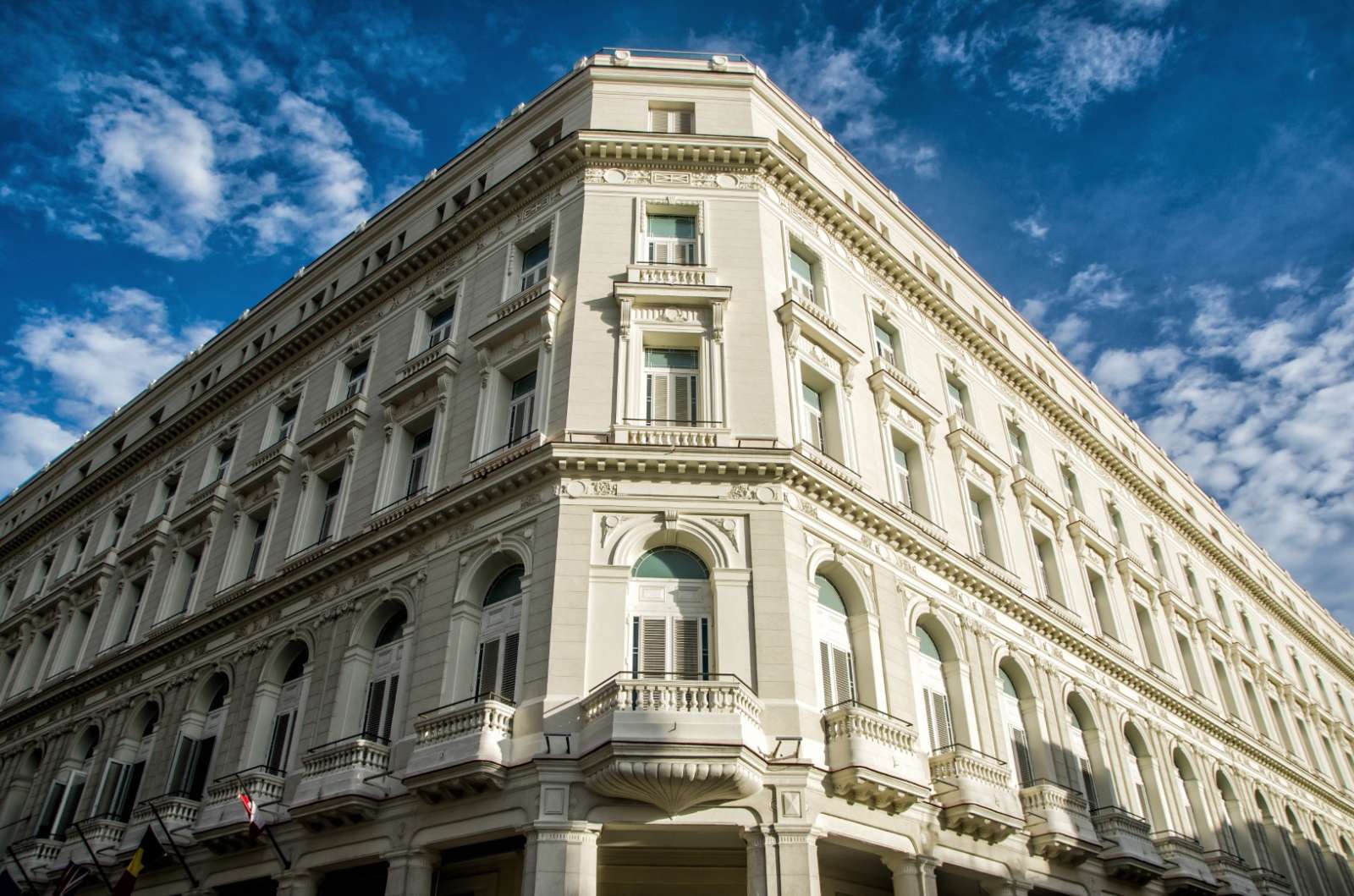 Exterior of the Kempinski Havana hotel in Cuba