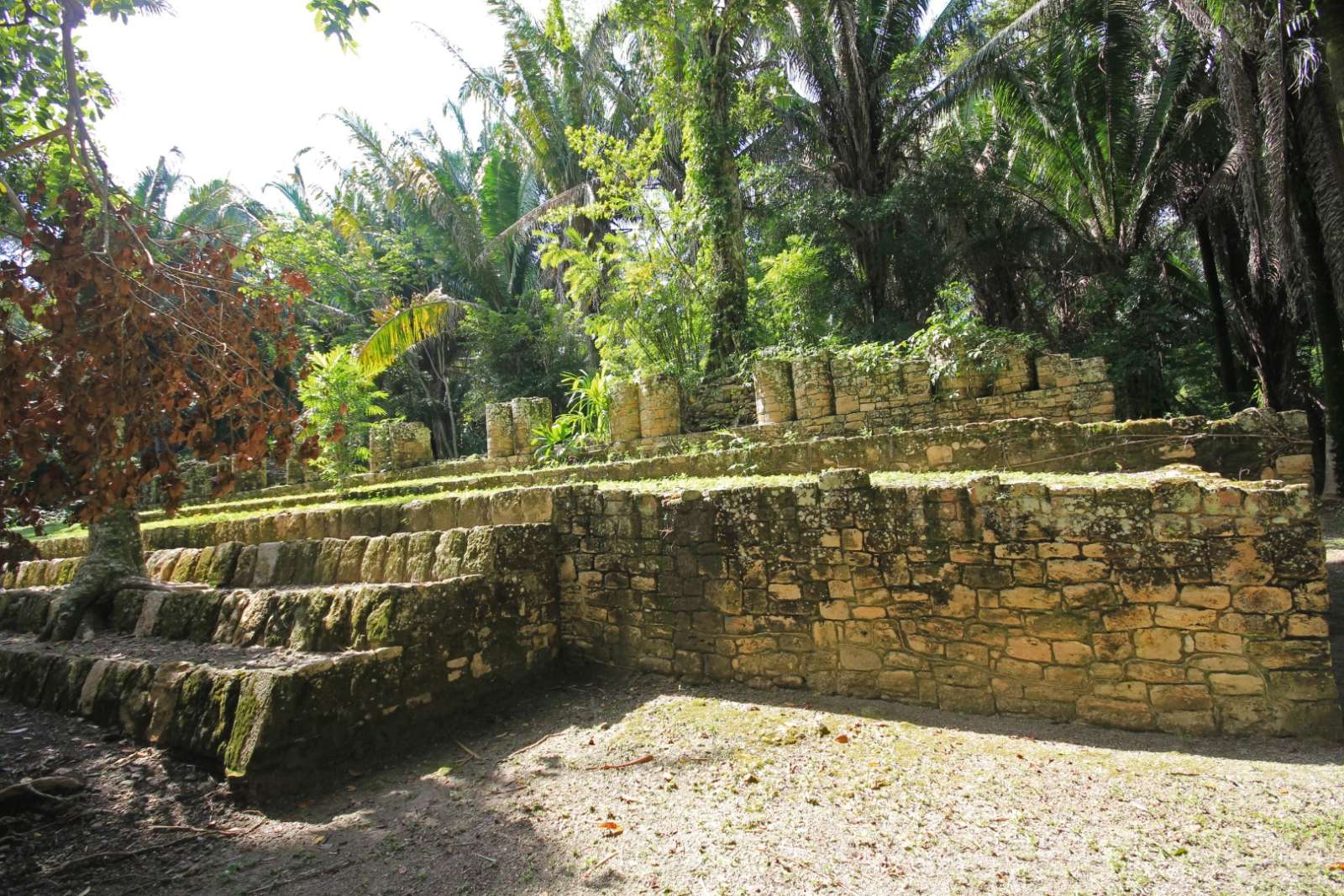 Kohunlich Mexico Ruins