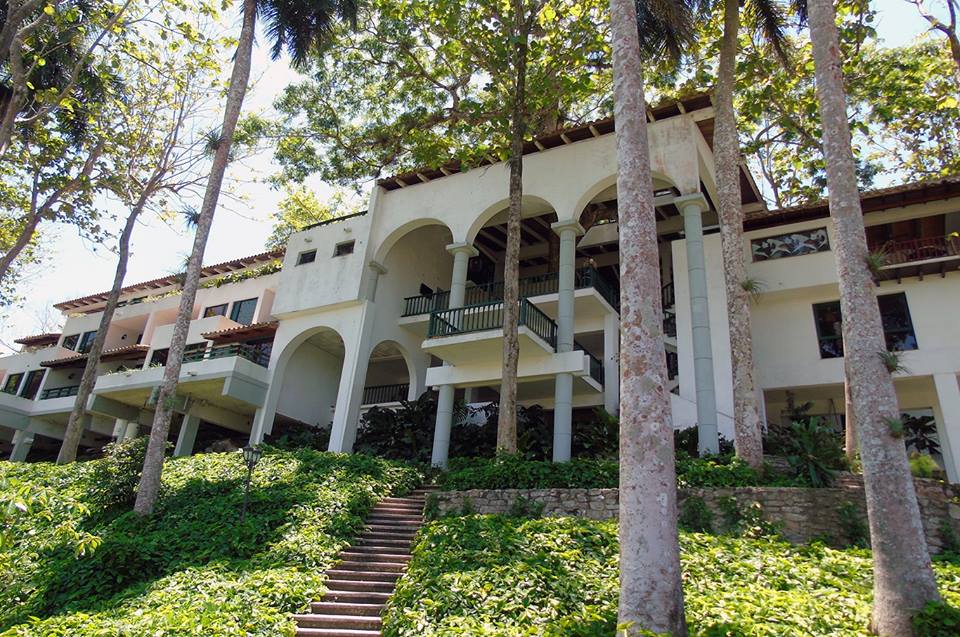 Rear of La Moka hotel in Las Terrazas, Cuba